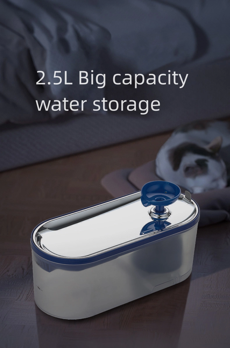 PP+ABS+Su304 USB Powered 2,5L Tischgerät Wasserbrunnen für Tiere