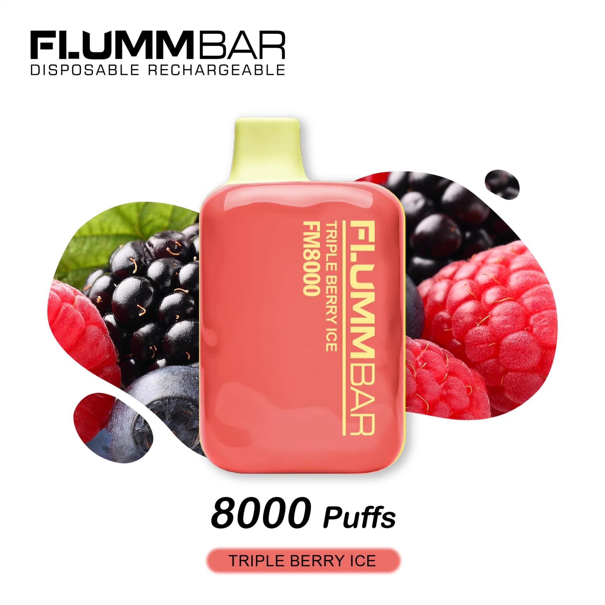 OEM Precio de fábrica 10 Flummbar Flummbar 8000 Puffs Disposable/Chargeable E Venta de cigarrillos VAPE