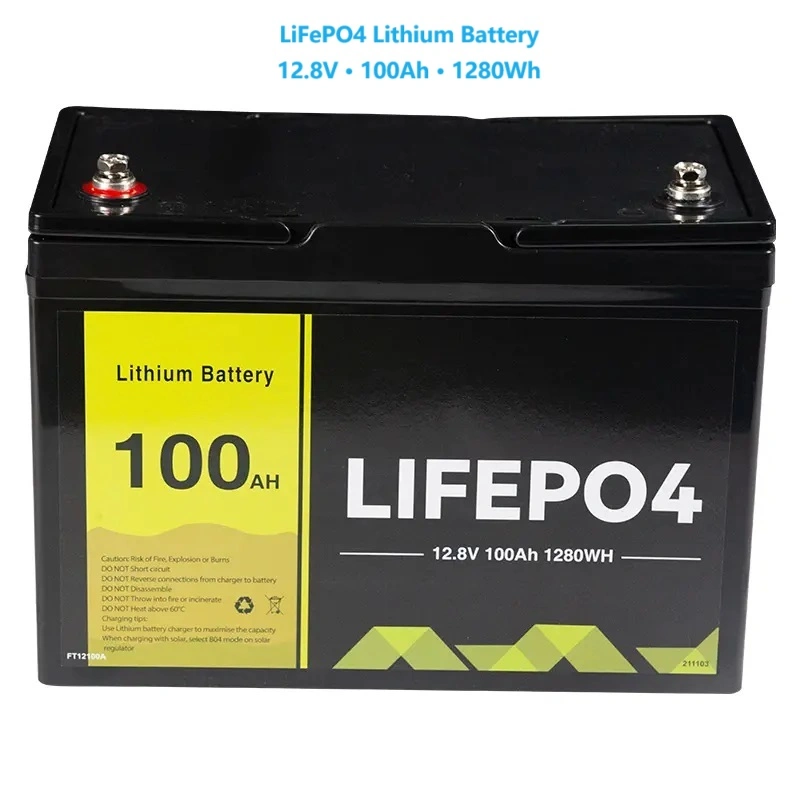 100ah/150ah/200ah capacity RV/Trailer lithium lifepo4 12v 100ah battery for marine