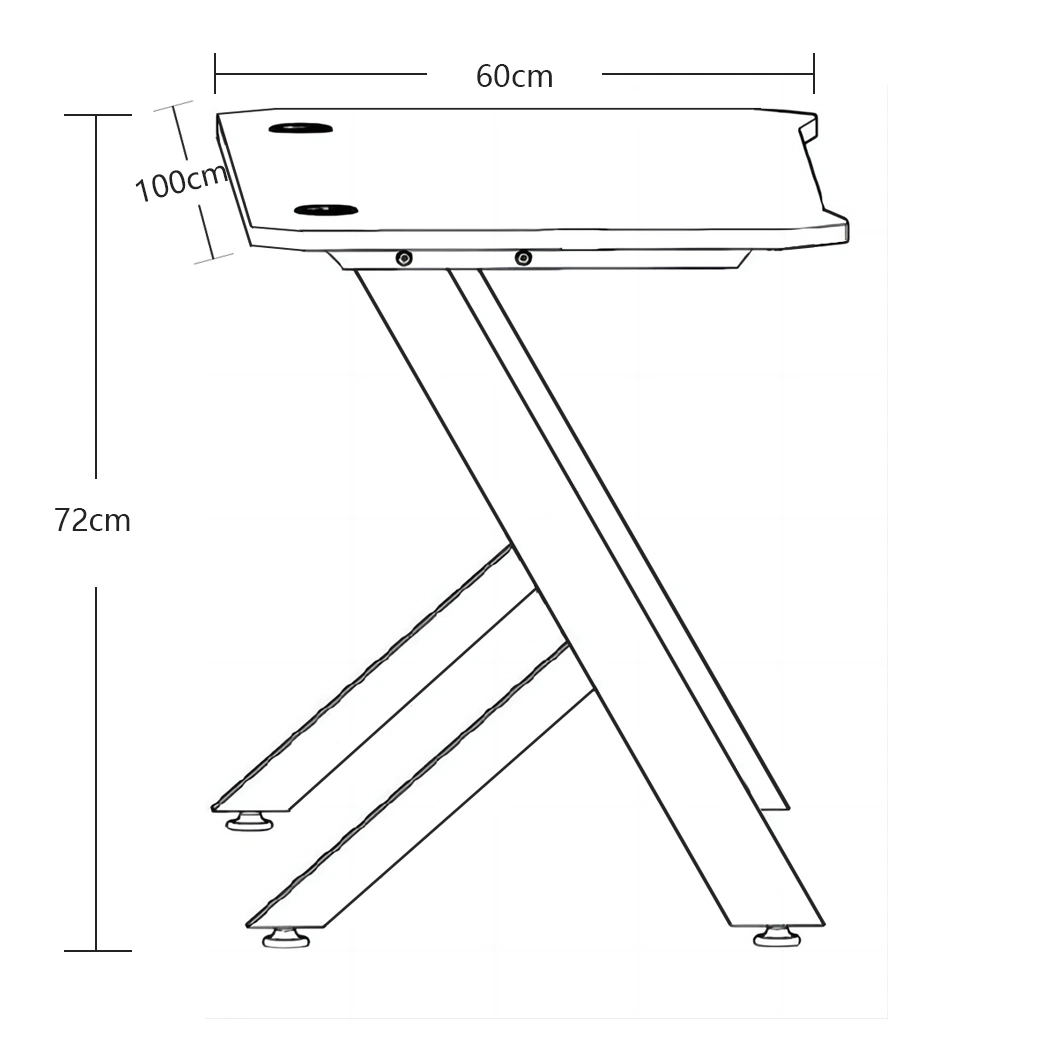 as-A2018-1006 Computer Parts Table Modern Wooden Office Furniture