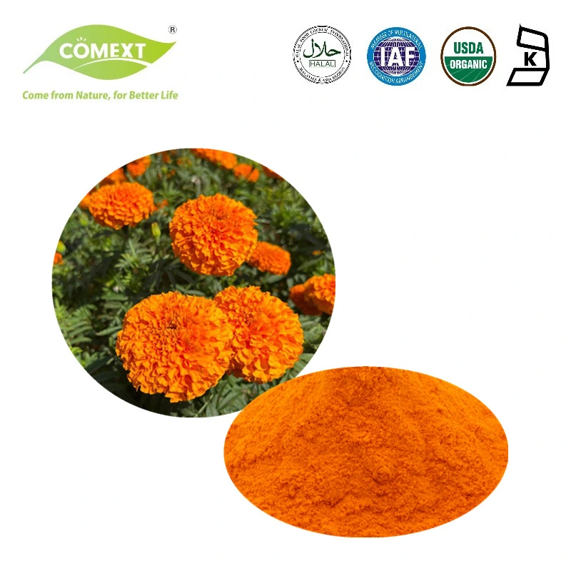 Comext Factory Price Promotion Herbal Extract Food Grade Zeaxanthin Water Soluble Lutein 5%-80% Phytoxanthin Extract Marigold Extract