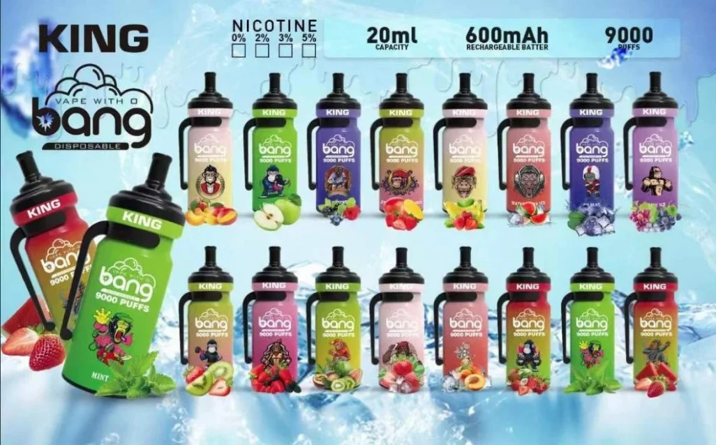 2023 Vape Pod Jetable à succès Bang King 9000 Vs Band6000 Bang 10000 Puffs