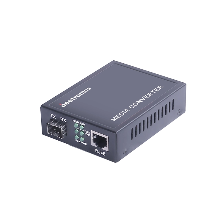 OEM ODM porta SFP Gigabit não gerenciados de fibra Ethernet Media Converter