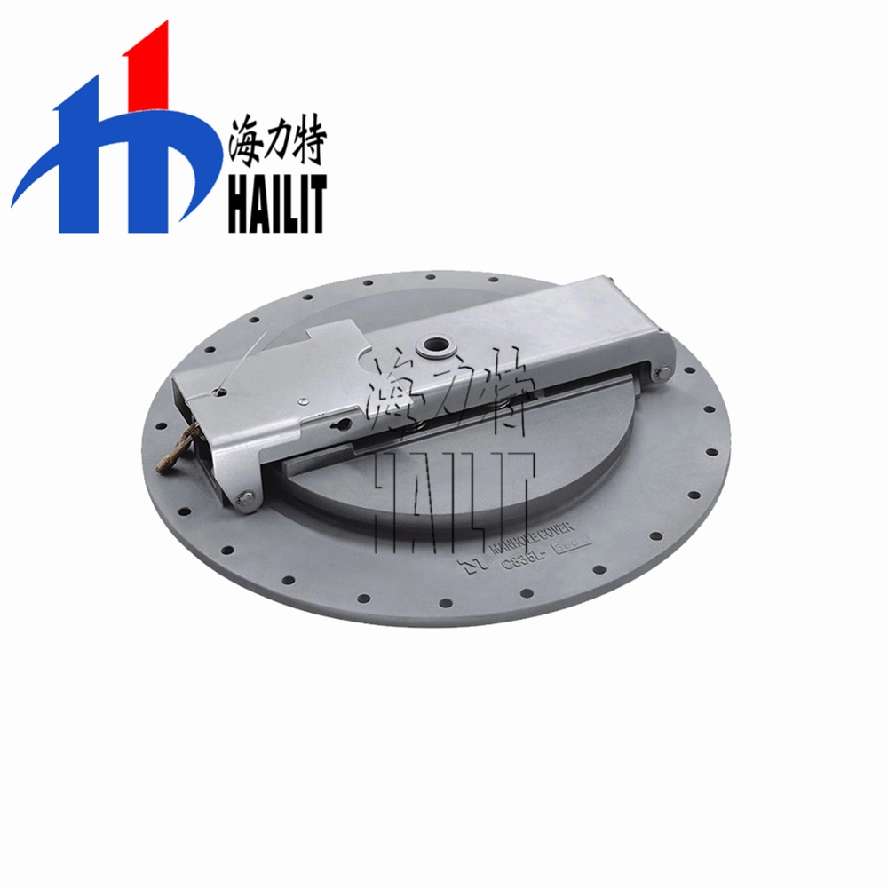 High quality/High cost performance  Aluminum Carbon Steel Tanker Top Manhole Cover (07)