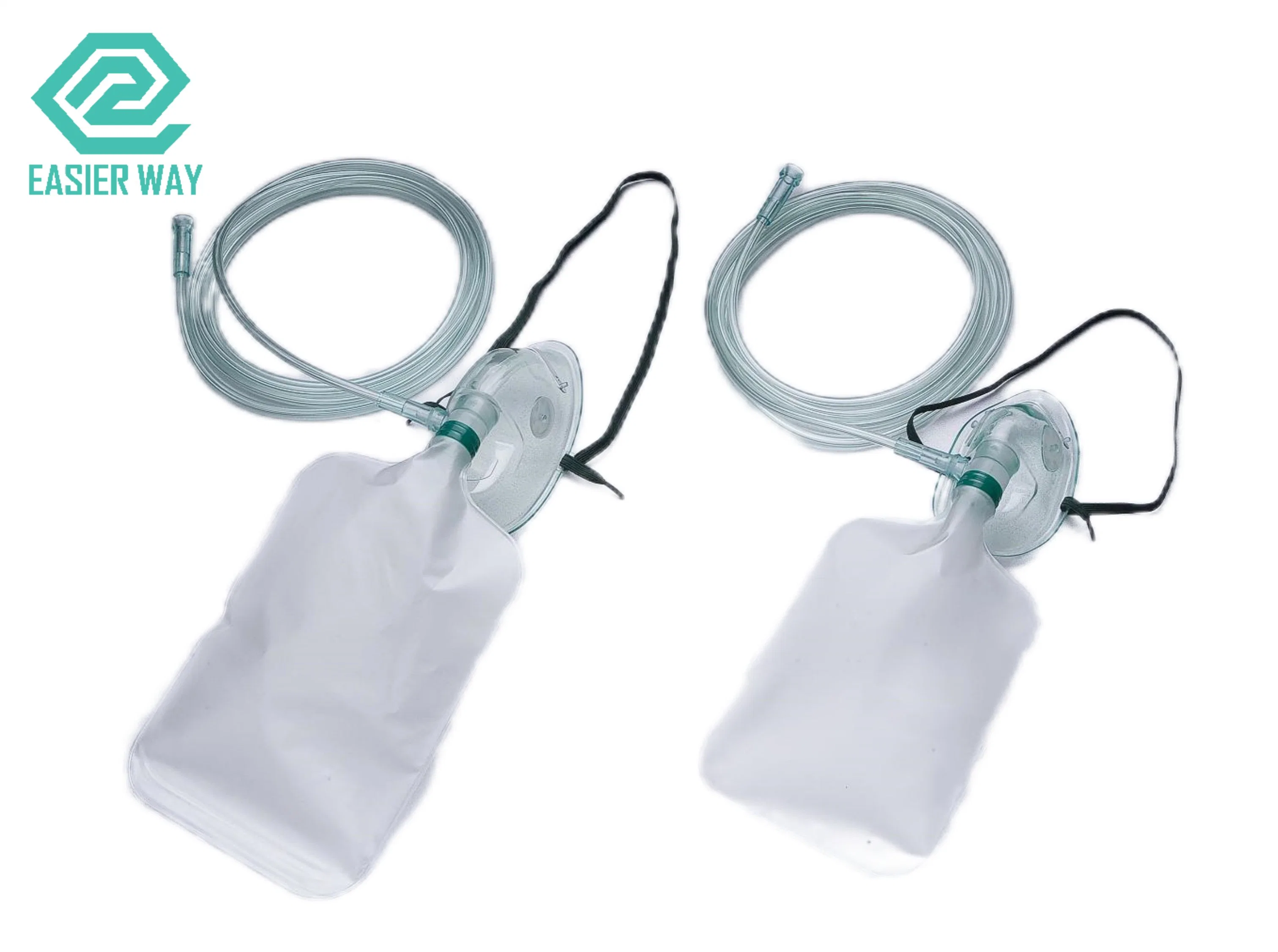 Latex Free 1.8m Oxygen Mask for Disposable Use