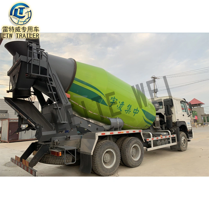 Sinotruk Mobile Cement Concrete Mixer Trucks 8m3 10cbm Used HOWO Truck Concrete Mixer Truck