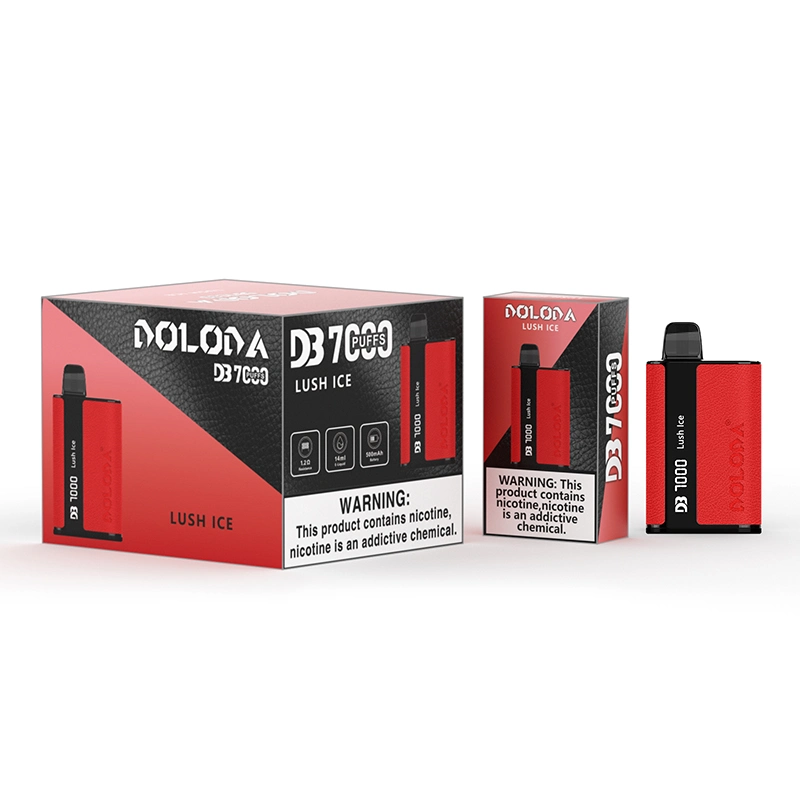 قاعدة بيانات تصميم الجلد الإلكتروني من Doloda بالجملة Hot Saling Original vaporizer 5000 6000 7000 10000 مبطح قابل لإعادة الشحن ملف شبكي I Get القرد القرد القابل للتصرف