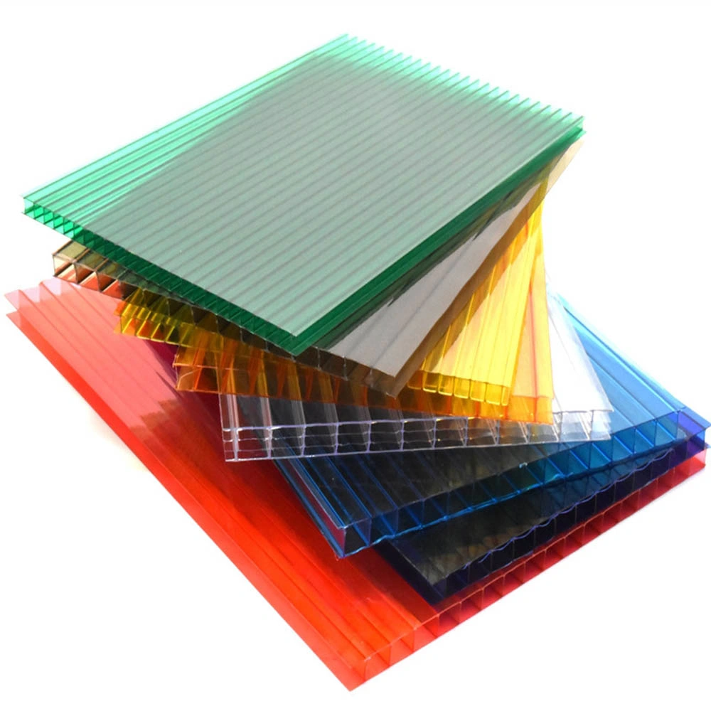 Wholesale/Supplier 1-18mm Clear Polycarbonate 10mm PC Hollow/Sun Greenhouse Sheet