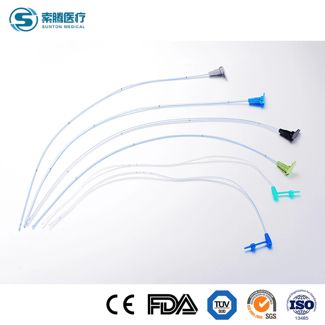 Sunton Purple Colour Code Medical Feeding Tubes OEM Customized Silicone Gastrostomy Feeding Tube Supplier Quality China Childhood Extension Feeding Tube