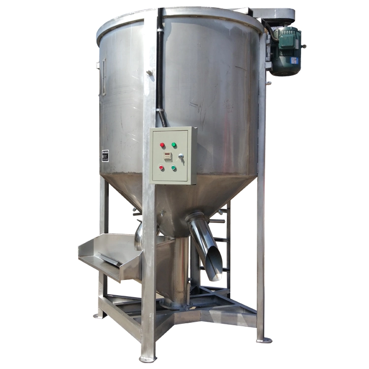 Fish Feed Mixer Machine Plastic Sheet Belt Vertical Mixer