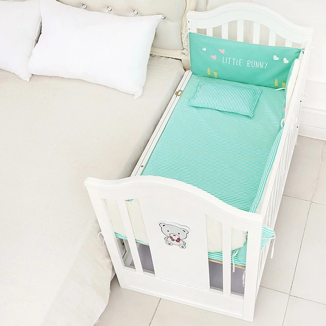 Регулируемая высота, детские кроватки для малышей деревянные конструкции При размещении всех детей и предоставление дополнительных кроватей Baby кровать с ребенком базовые станции