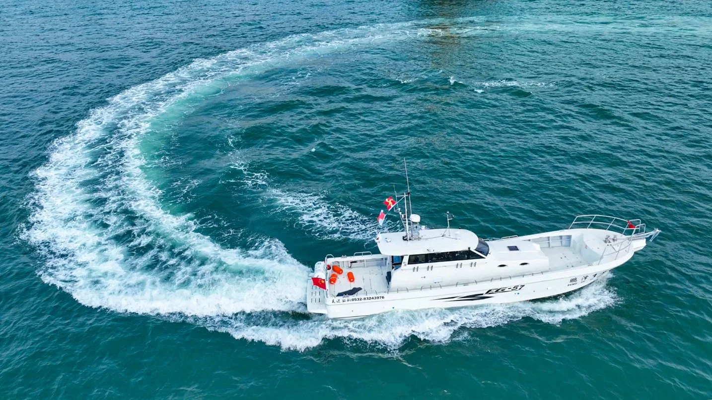 16m 57FT Bateau de pêche récréative en fibre de verre pour la vente de la cabine