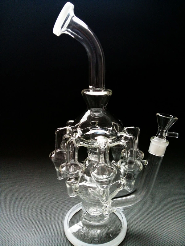 Wholesale/Supplier Enjoylife 2016 New Arrival Borosilicate Percolator Recycler High quality/High cost performance  Glass Water Pipe