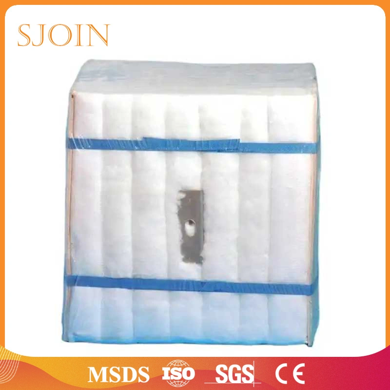 1000c 1100c 1200c 1300c Refractory Rcf Heat Proof Fibre Wool Cotton Blocks Thermal Insulation Ceramic Fiber Module Refractory Material