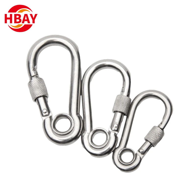 Dog Chain Hook Strapping Automatic Lock Safety Spring Buckle