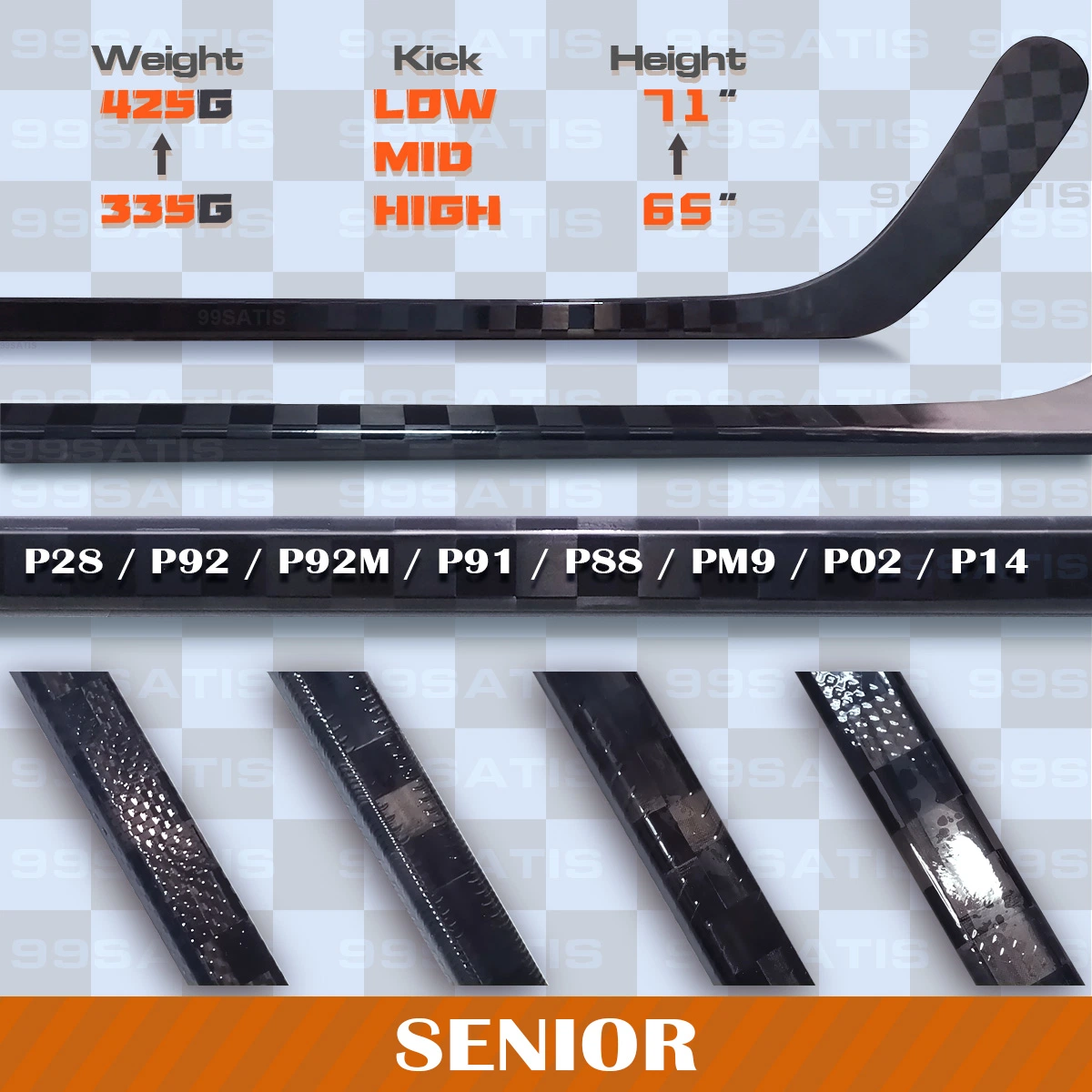 High quality/High cost performance  Custom Ice Hockey Stick Made in Original Factory with Free Graphics Design