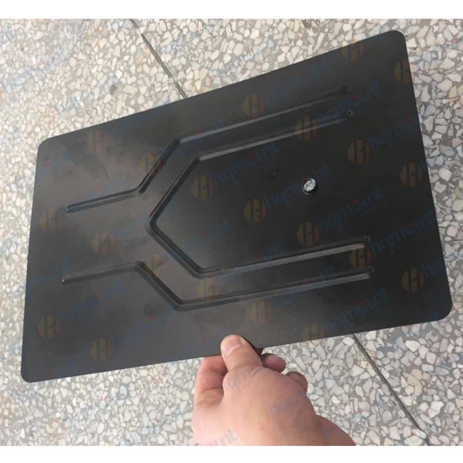 Asphalt shingle tile roof solar panel mounting system flashing plate