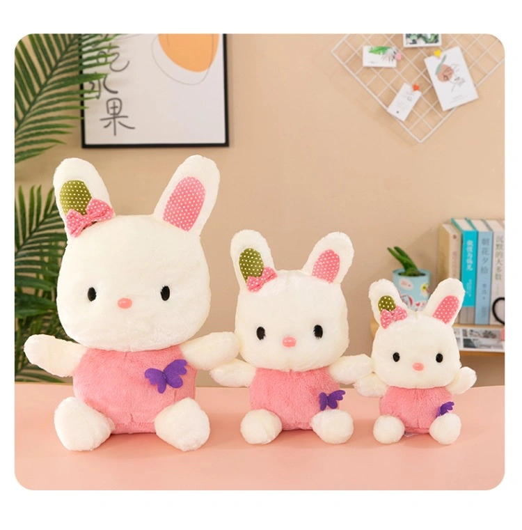 Plush Bunny Huggable Stuffed Animal Rabbit Toy Dolls Wholesale/Supplier Promotional Kids Gifts