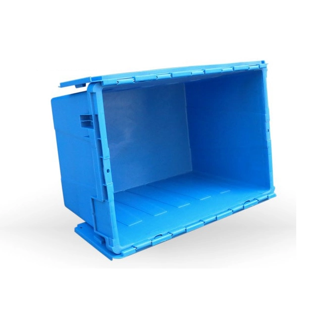 Heavy Duty Warehouse Moving Plastic Box with Lid