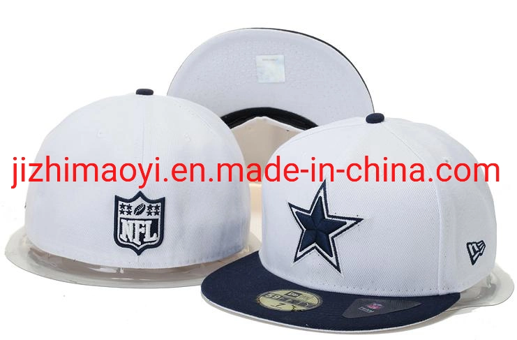 Dallas-Cowboys Borded Snapback Gorra ajustada N-FL Gatos ropa de cabeza