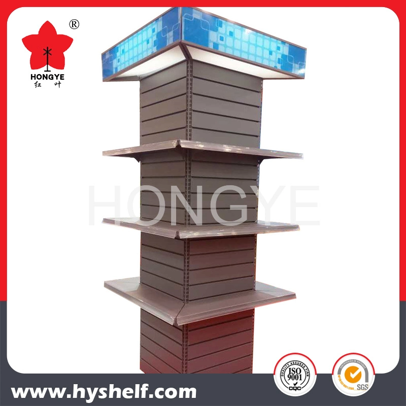 Customized Round Wooden and Metal Displaysupermarket Shelf