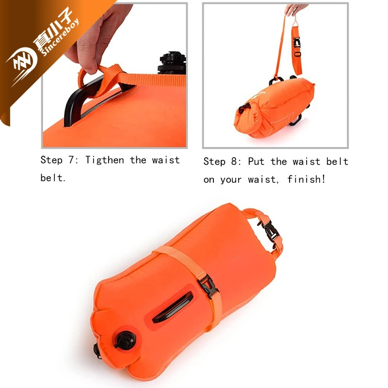 10L&15L&20L&30L&40L Multifunctional 500d PVC Tarpaulin Waterproof Dry Bag with Clear Window