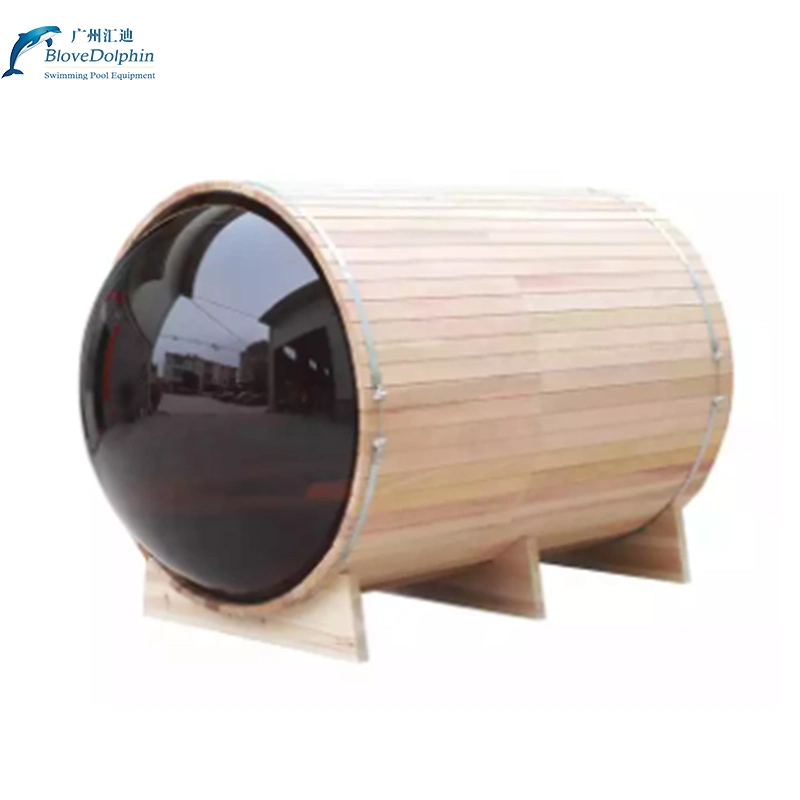 Neue Anpassbare Barrel Sauna Outdoor Infrarot Sauna Dampfbad Solide Holzzimmer