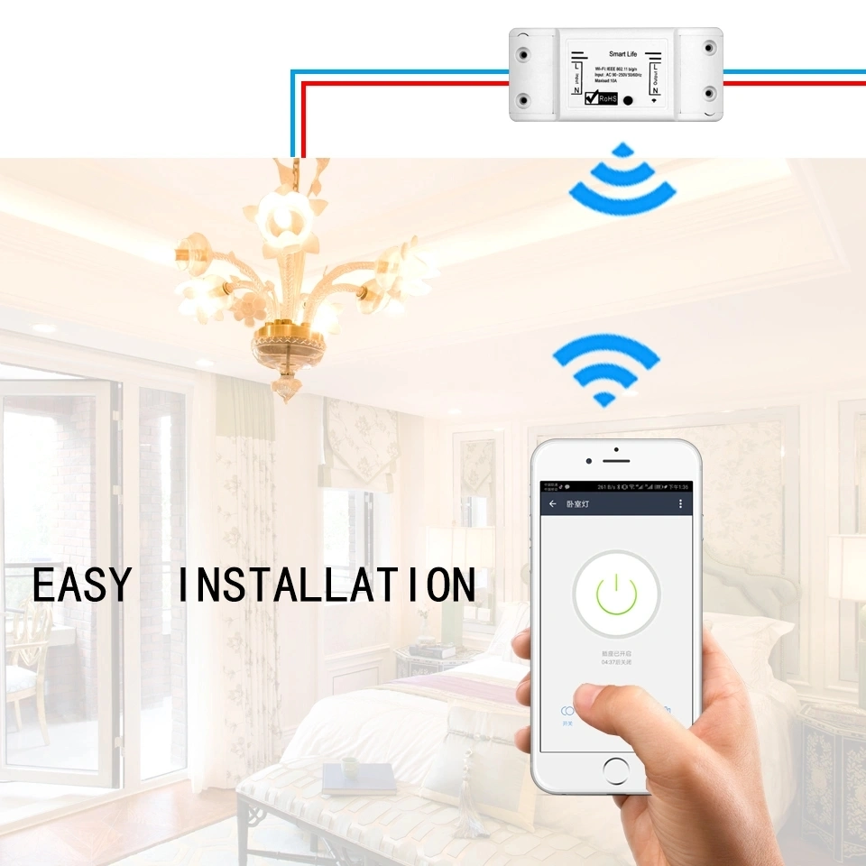 Smart WiFi el Disyuntor tuya con la supervisión