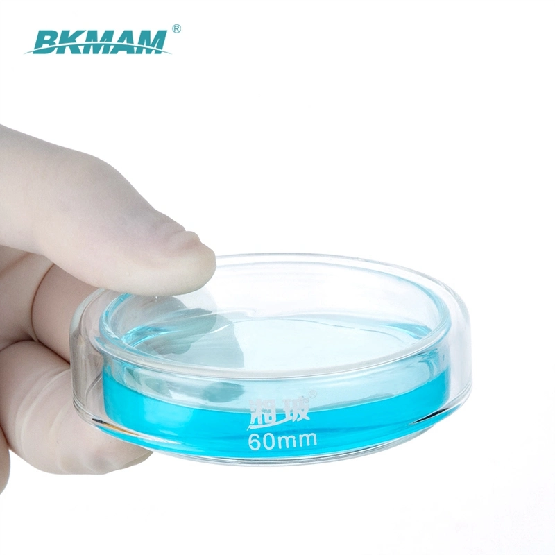 Good Price Lab Autoclavable Glass Petri Dish Round Shape with Lid 60mm 100mm 200mm