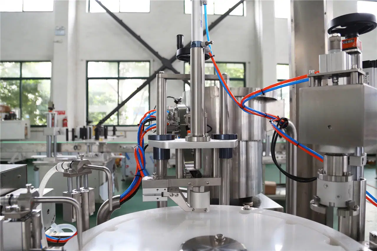 Automatic Nutrient Solution Liquid Glass Dropper Vial Filling Capping Machine