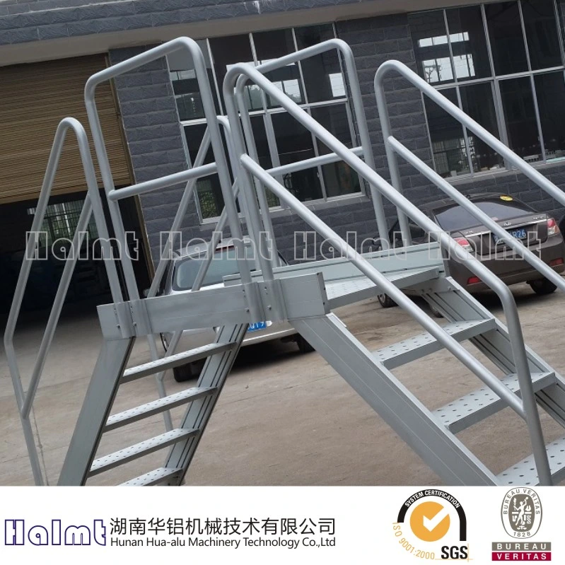 Aluminum Work Platform Bridging Steps Ladder