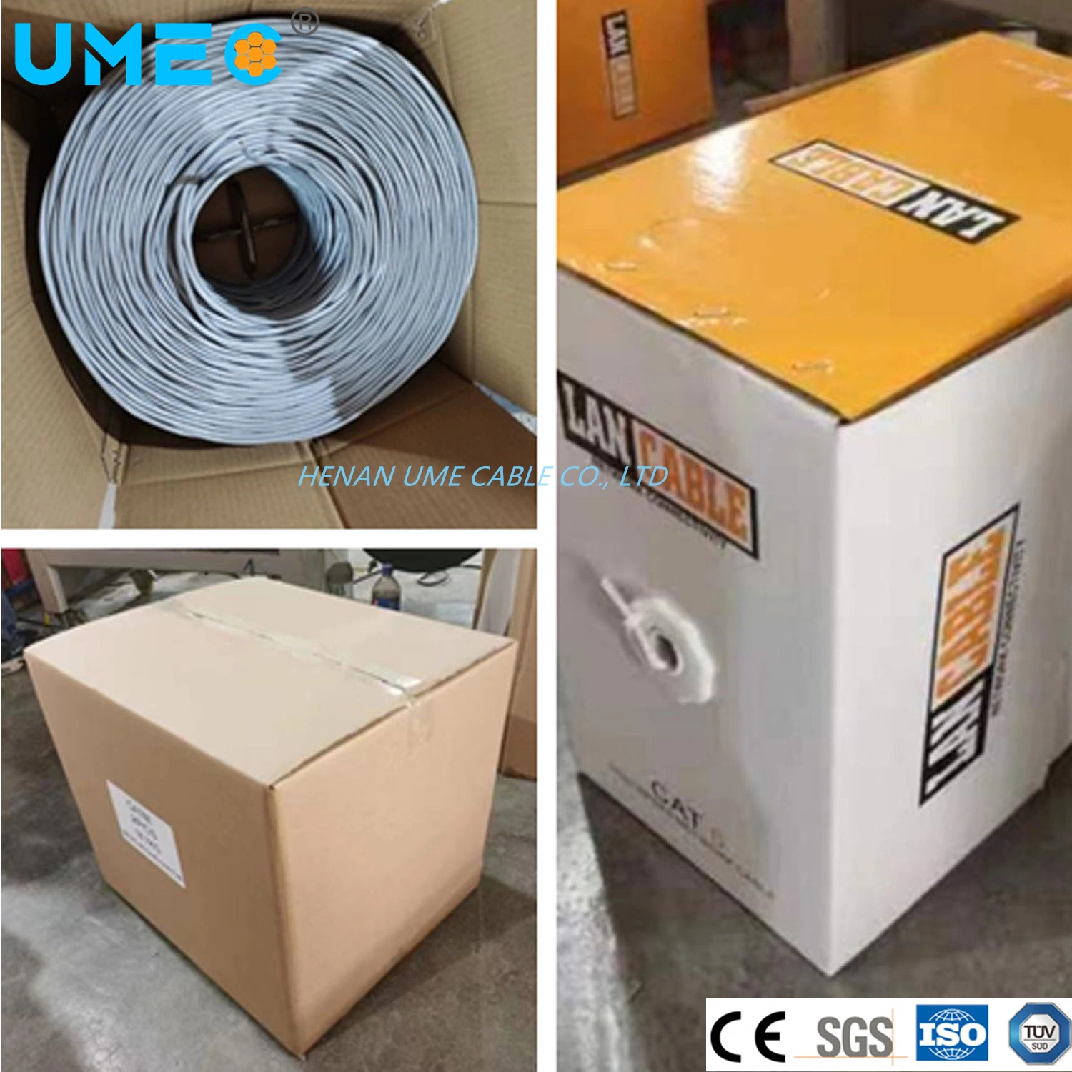 Wholesale/Supplier Price Durable Installation CAT6 UTP 4 Pairs Bc CCA Conductor 25AWG Network Cable for Indoor or Outdoor From China