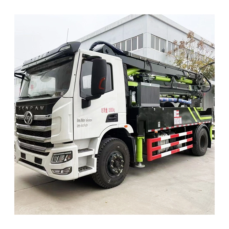 26 M Concrete Pump Truck Mixing Truck with Cement Boom Pump