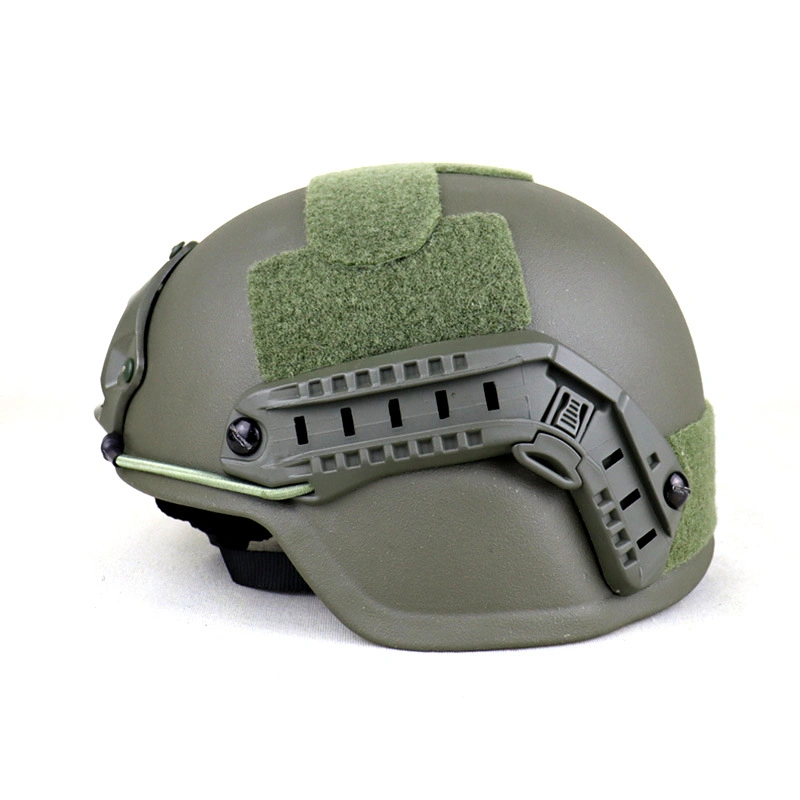 Defense Security Head Gear Protection Nij Iiiia 9mm. 44 Mag Mich Ach PE Aramid Ballistic Helmet
