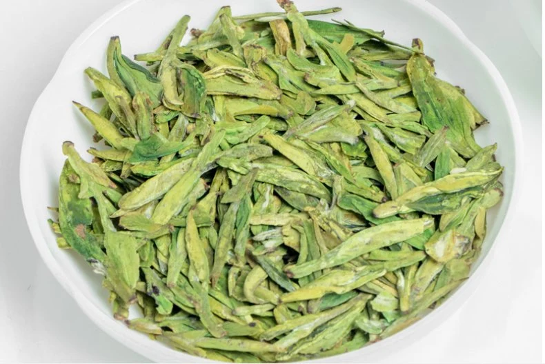 Mingqian alpino el té verde té Longjing