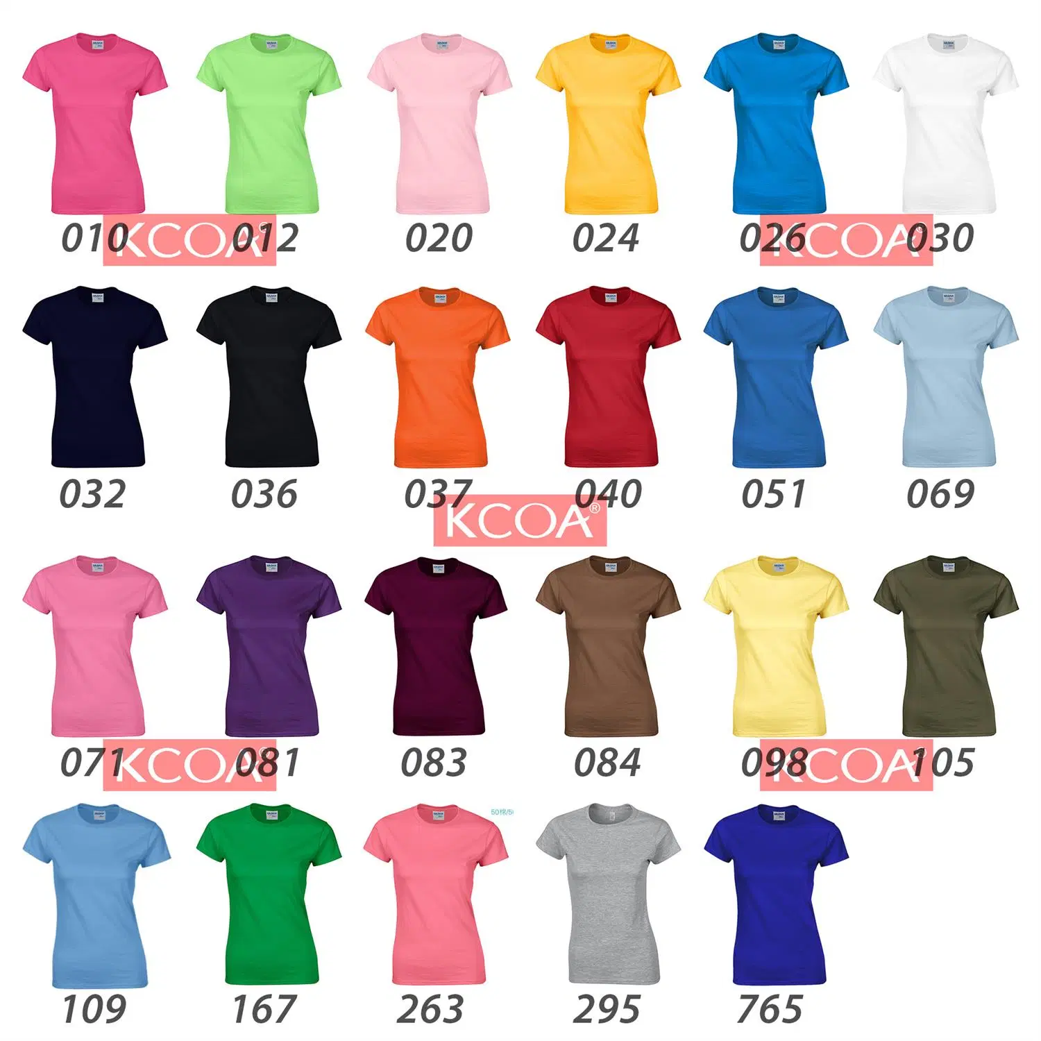 Summer Screen Printing Plain Custom Printed Customized Women's Tee Shirt