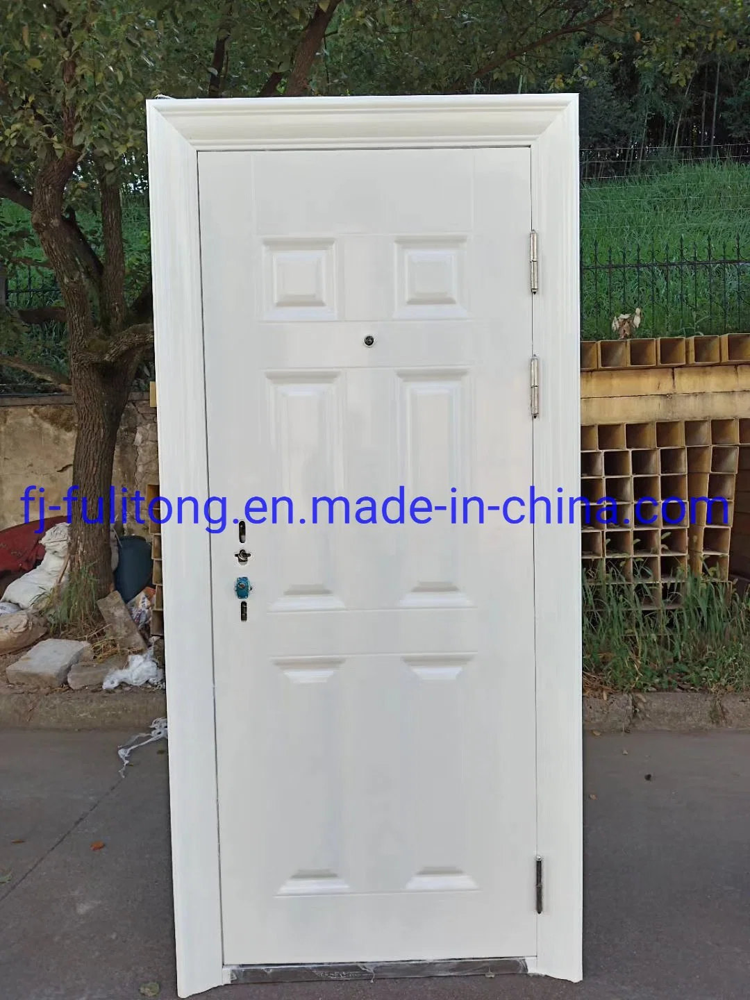 Main Exterior Cheapest Price Front Security Steel Gate Door for Home