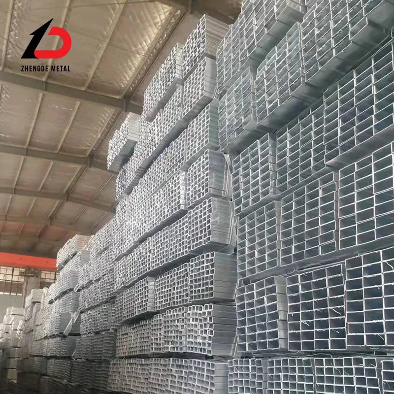 Factory Customized Size 20*20 25*25 30*30 100*100 200*200 20*40 30*40 Hot Dipped Galvanized Tube Square Rectangular Tube