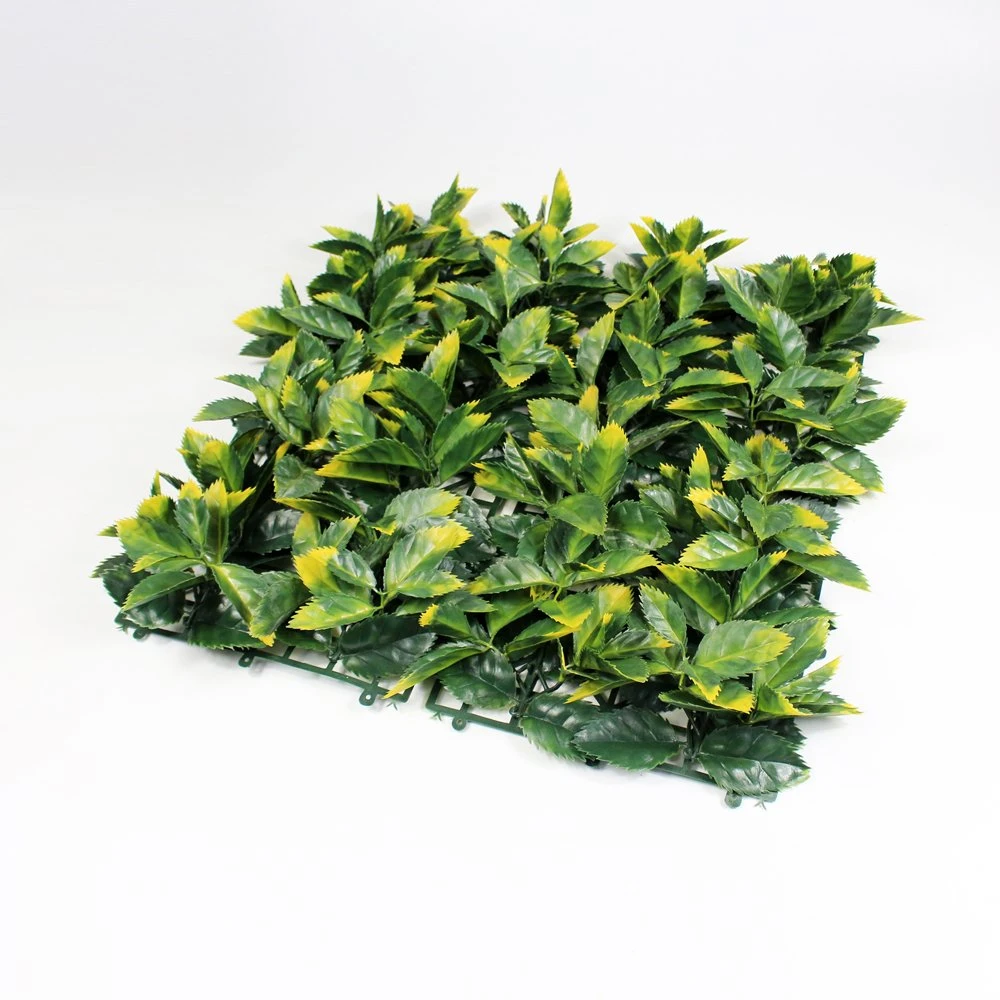 Hot Sale 50X50cm PVC Coated Artificial Box Hedge Plants with Ce