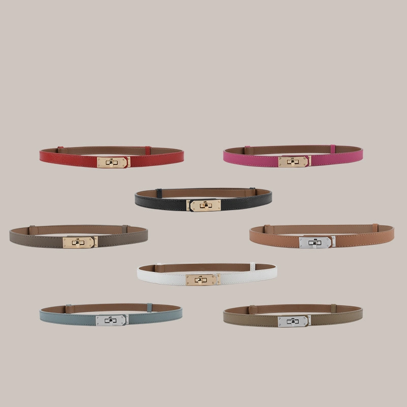 LB3538 Design Fashion Waist Gold For Women Genuine Leather Belts Ladies Fancy Designer Luxury Custom Logo Women's Belt