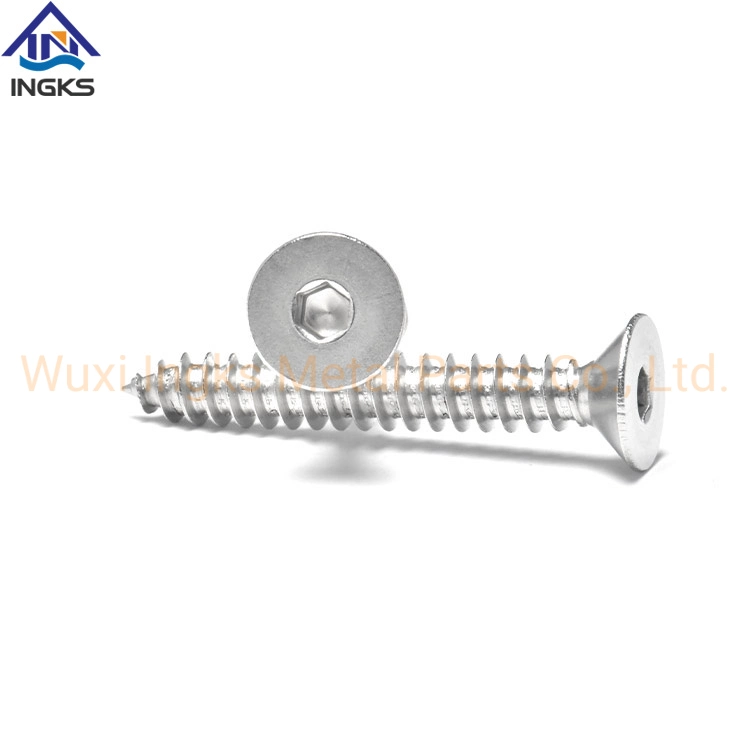 Stainless Steel Allen Countersunk Hex Socket Flat Head Self-Tapping Self Tapping Screw