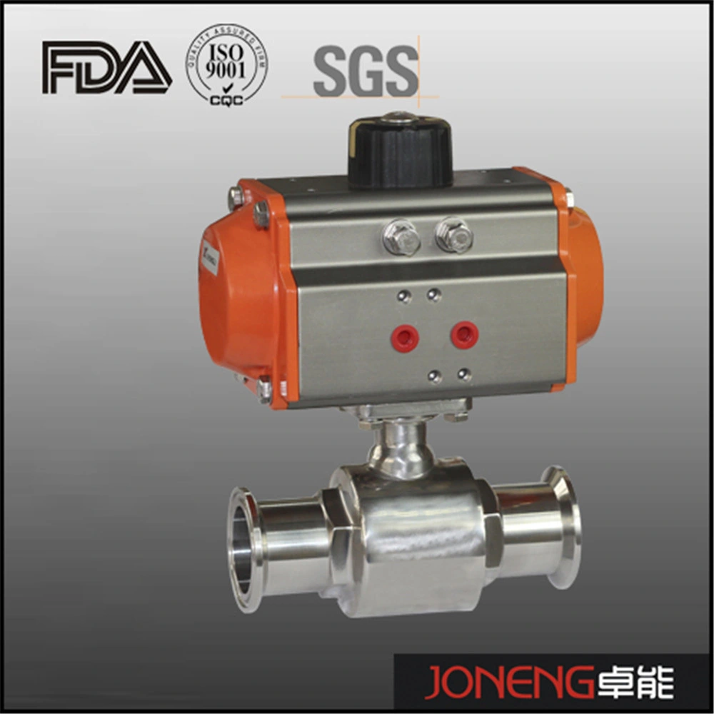 Stainless Steel Hygienic Three-Piece Famaled Manual Ball Valve (JN-BLV2009)