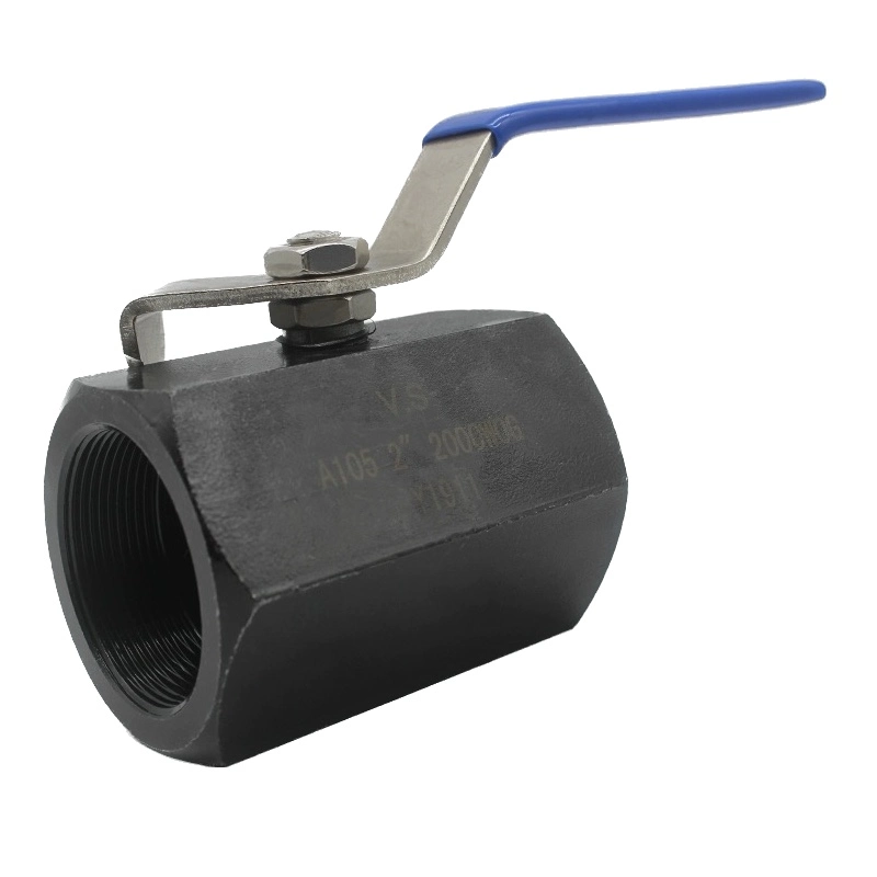 Reduced Port 1PC Hexagonal Hex Ball Valve Carbon Steel A105 2000psi