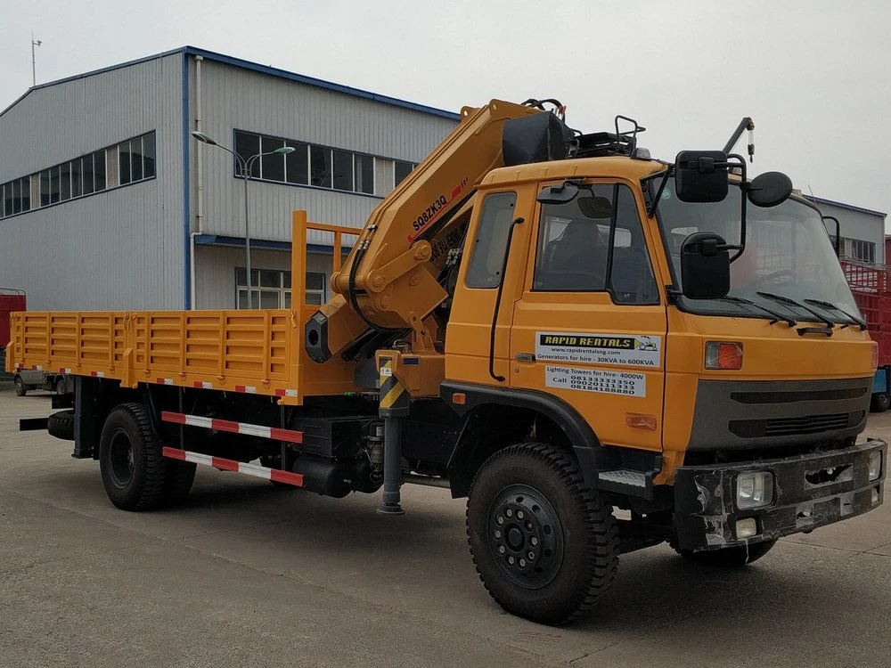 Offizieller mobiler Selbstladewagen mit 8 Tonnen Boom Crane Sq8sk3q