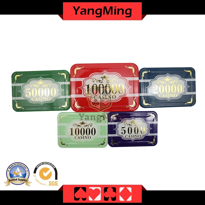 Factory Direct High Temperature Acrylic Crystal Anti-Counterfeiting Chips Poker Table Special Chip Set