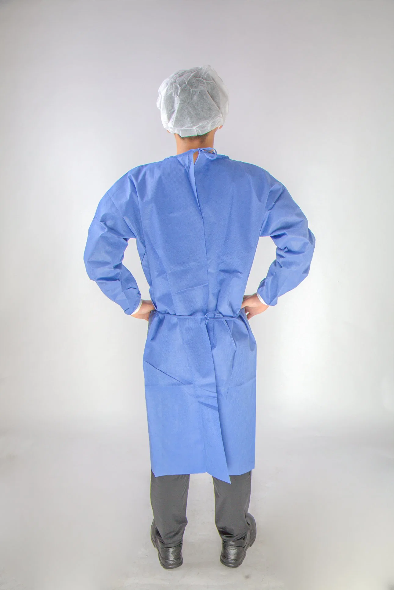 SMS Gown Disposable Gown Manufacturer Waterproof Breathable Hospital Nonwoven SMS Isolation Gown Disposable Lab Coats