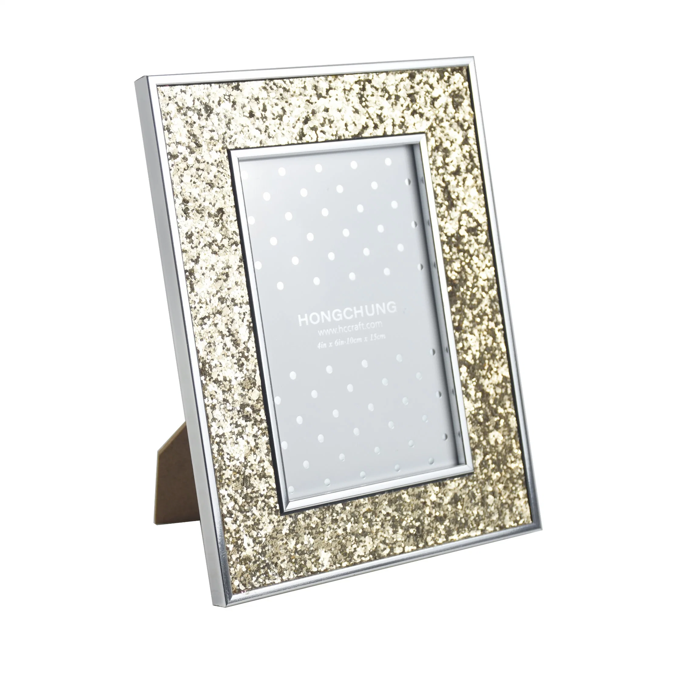 New Art Glitter Style PS Frame for Home Decoration