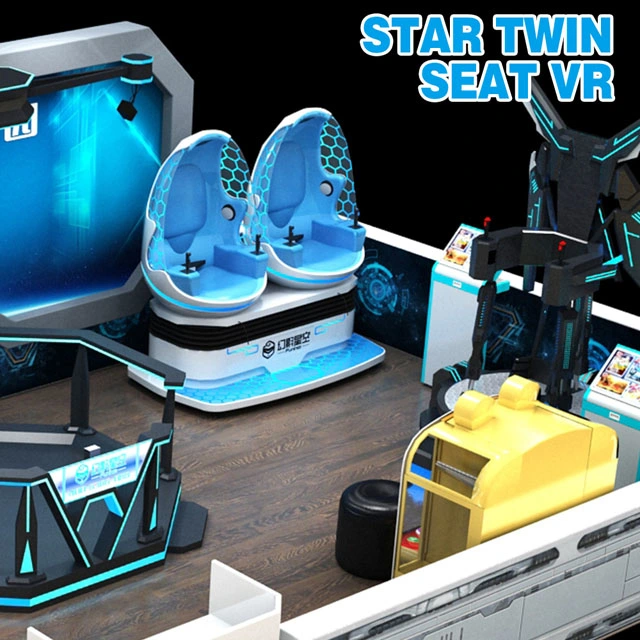 Double Seats 9d Vr Chair Simulator Cinema Arcade Game Machine