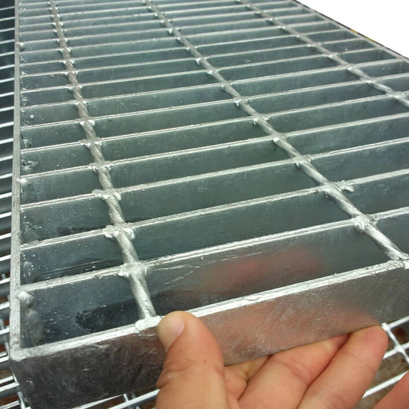 40*5mm Panama Catwalk Steel Grating Serrated Drain Grate Galvanized Prices