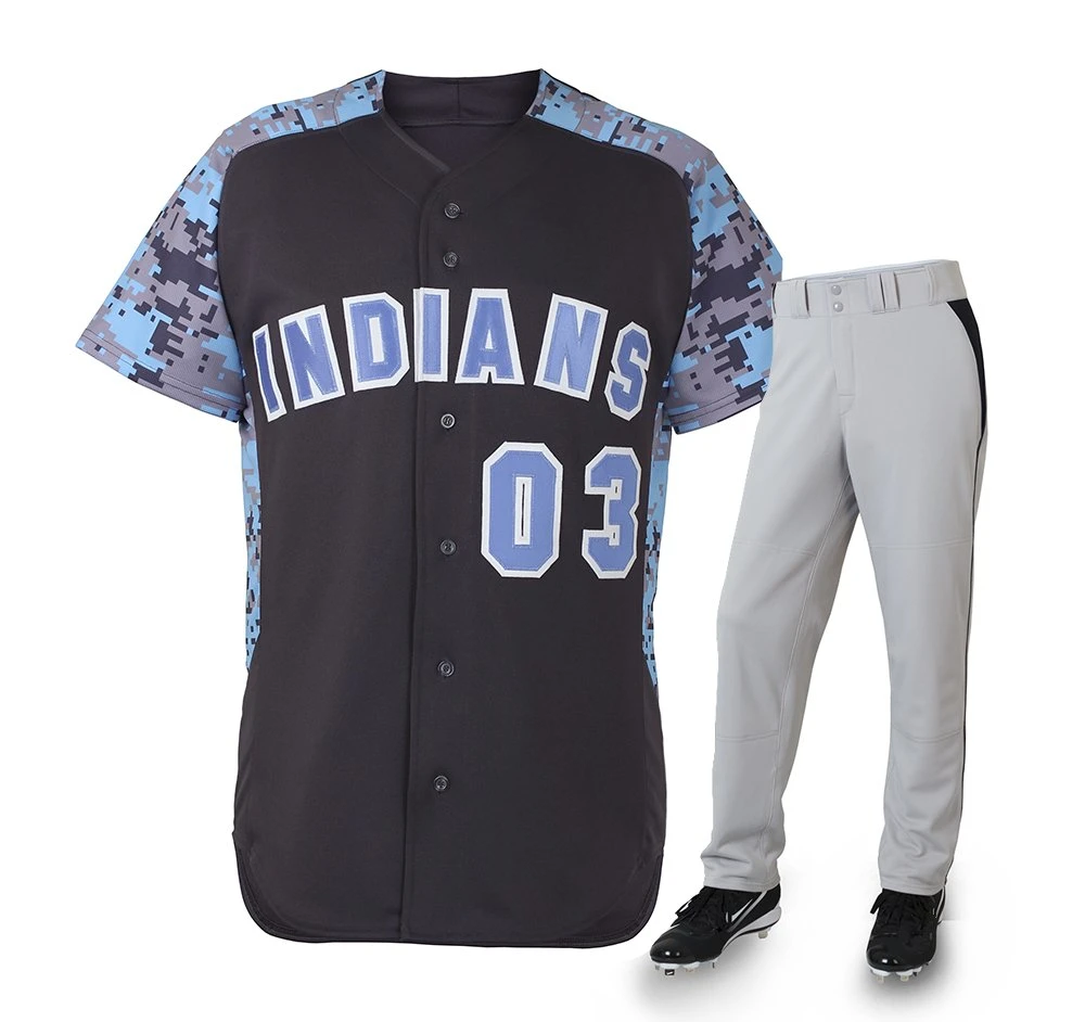 Camisola de basebol de manga curta Sublimation Cheap Blank